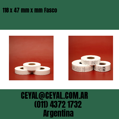 118 x 47 mm x mm Fasco