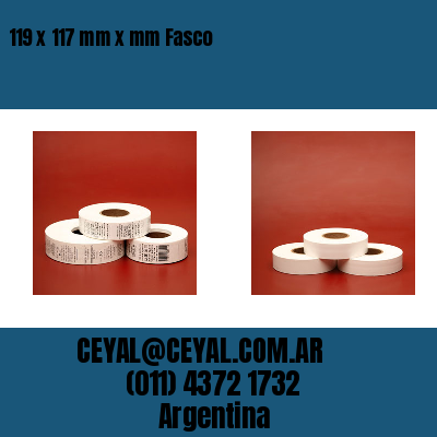 119 x 117 mm x mm Fasco