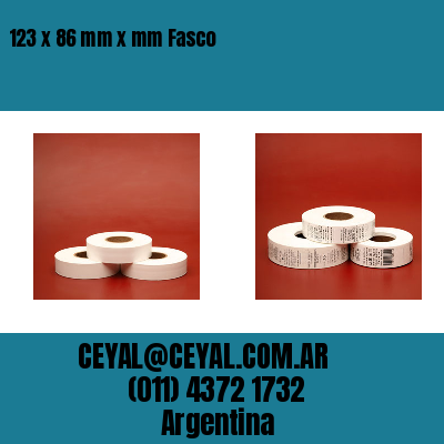 123 x 86 mm x mm Fasco