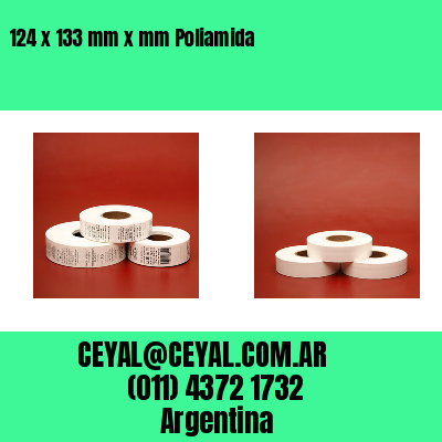 124 x 133 mm x mm Poliamida