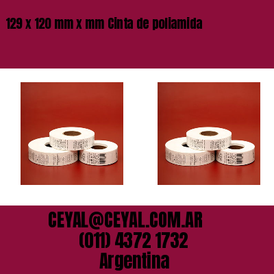129 x 120 mm x mm Cinta de poliamida