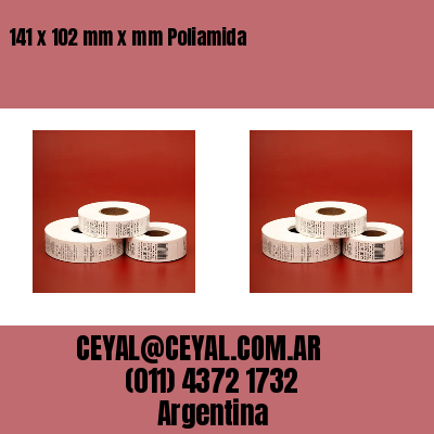 141 x 102 mm x mm Poliamida