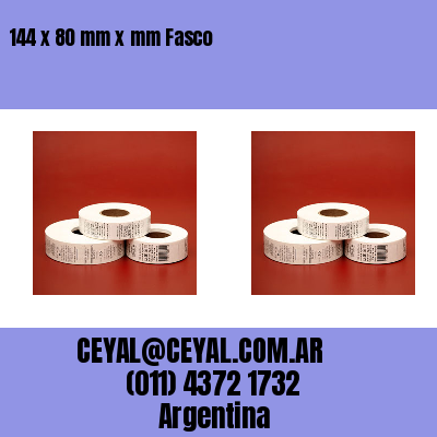 144 x 80 mm x mm Fasco