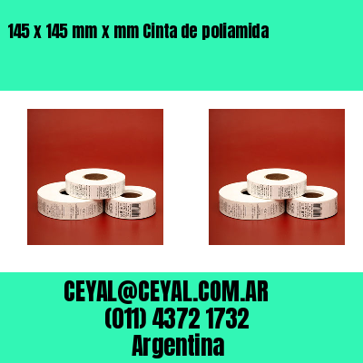 145 x 145 mm x mm Cinta de poliamida