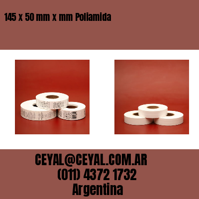 145 x 50 mm x mm Poliamida