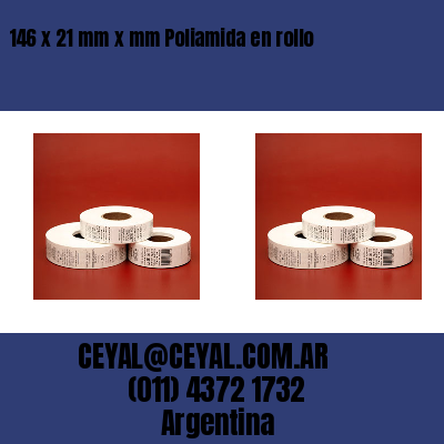 146 x 21 mm x mm Poliamida en rollo