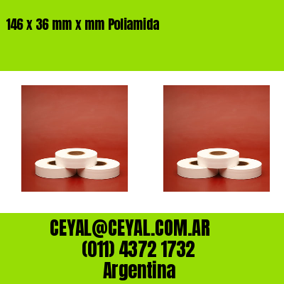 146 x 36 mm x mm Poliamida