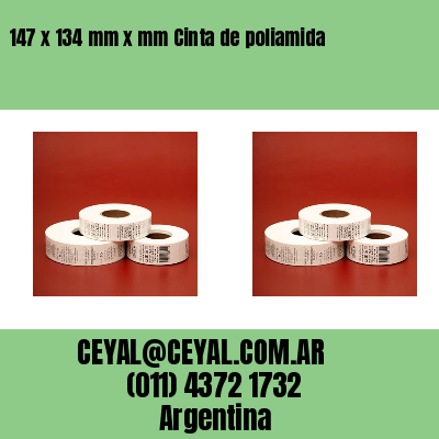 147 x 134 mm x mm Cinta de poliamida