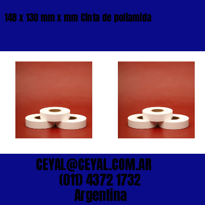 148 x 130 mm x mm Cinta de poliamida