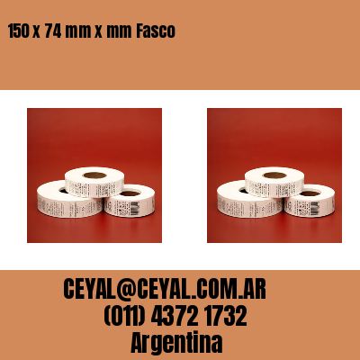 150 x 74 mm x mm Fasco