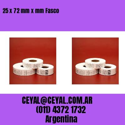 25 x 72 mm x mm Fasco