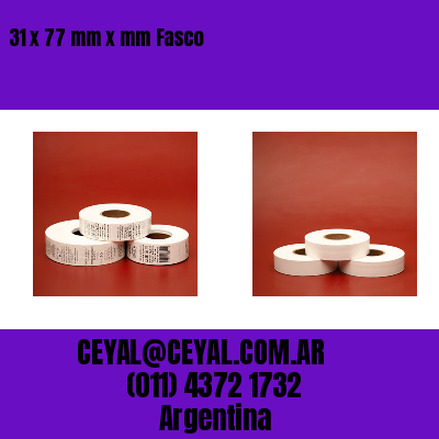 31 x 77 mm x mm Fasco