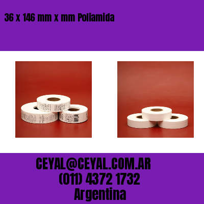36 x 146 mm x mm Poliamida