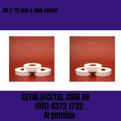 39 x 75 mm x mm Fasco