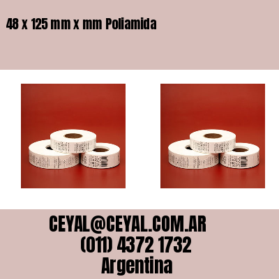 48 x 125 mm x mm Poliamida