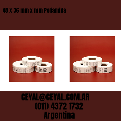48 x 36 mm x mm Poliamida