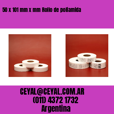50 x 101 mm x mm Rollo de poliamida