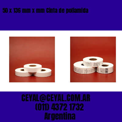 50 x 136 mm x mm Cinta de poliamida