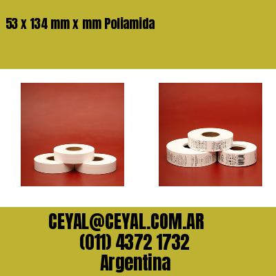 53 x 134 mm x mm Poliamida