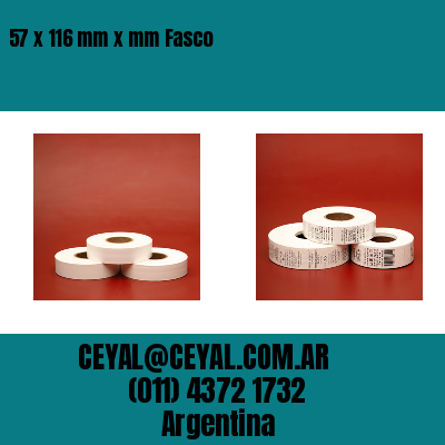 57 x 116 mm x mm Fasco