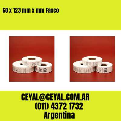 60 x 123 mm x mm Fasco
