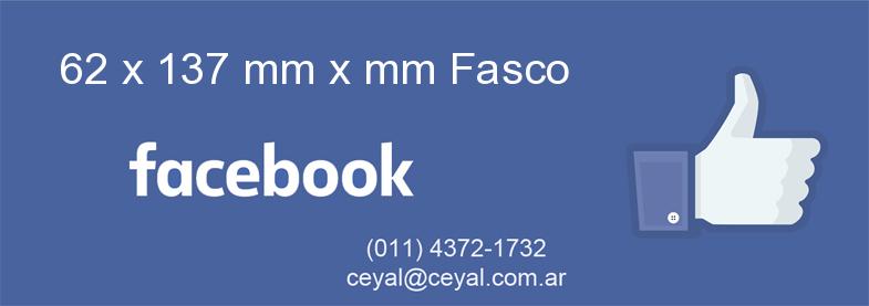 62 x 137 mm x mm Fasco