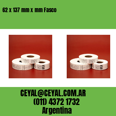 62 x 137 mm x mm Fasco