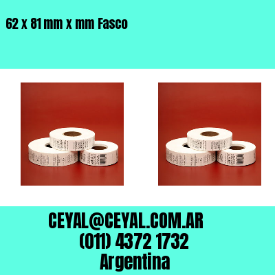62 x 81 mm x mm Fasco