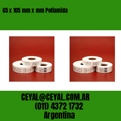 65 x 105 mm x mm Poliamida