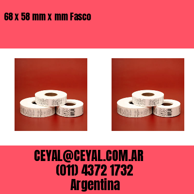 68 x 58 mm x mm Fasco