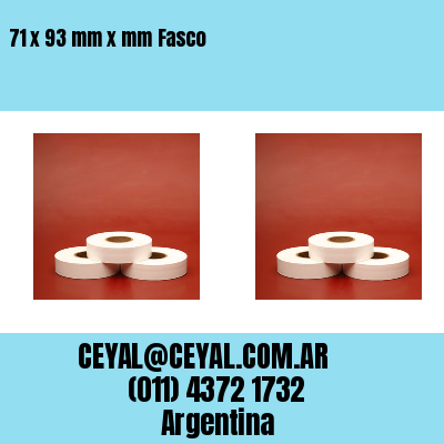 71 x 93 mm x mm Fasco