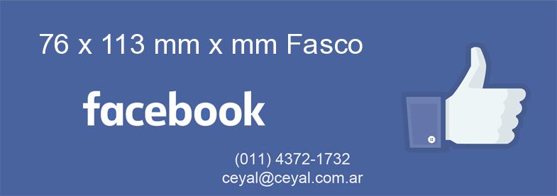 76 x 113 mm x mm Fasco