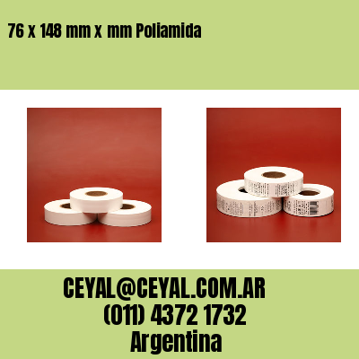 76 x 148 mm x mm Poliamida
