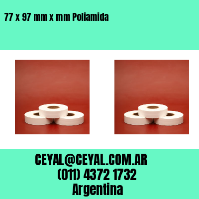 77 x 97 mm x mm Poliamida