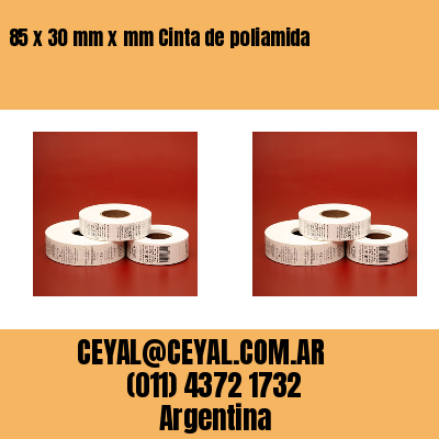 85 x 30 mm x mm Cinta de poliamida