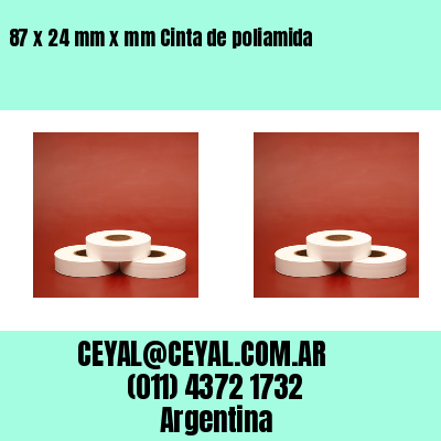 87 x 24 mm x mm Cinta de poliamida