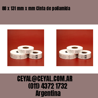 88 x 131 mm x mm Cinta de poliamida