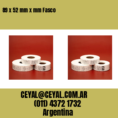 89 x 52 mm x mm Fasco