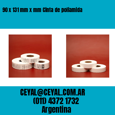 90 x 131 mm x mm Cinta de poliamida