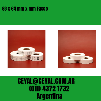 93 x 64 mm x mm Fasco