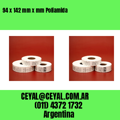94 x 142 mm x mm Poliamida