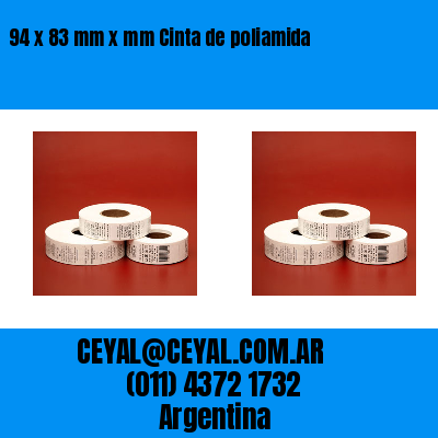 94 x 83 mm x mm Cinta de poliamida