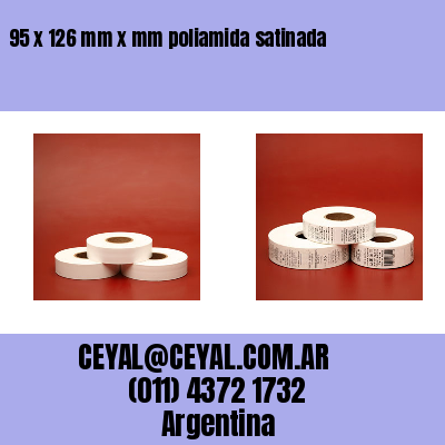 95 x 126 mm x mm poliamida satinada