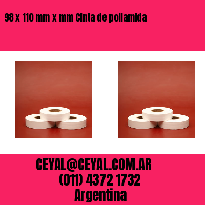 98 x 110 mm x mm Cinta de poliamida