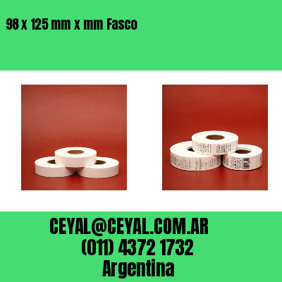 98 x 125 mm x mm Fasco