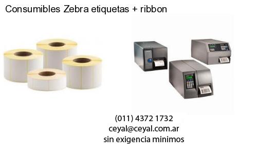 Consumibles Zebra etiquetas   ribbon
