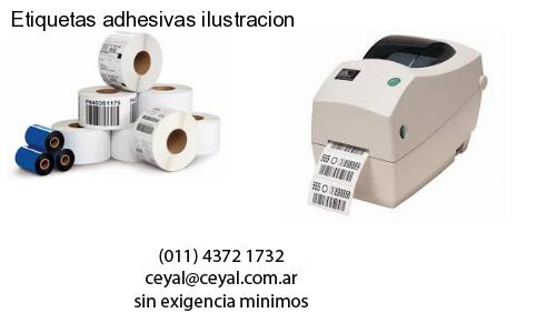Etiquetas adhesivas ilustracion