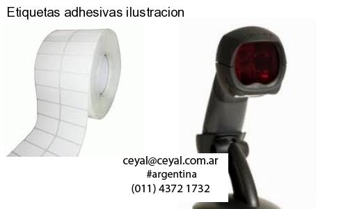 Etiquetas adhesivas ilustracion