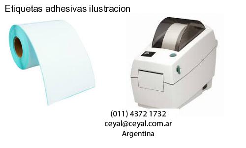 Etiquetas adhesivas ilustracion