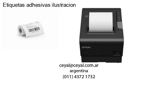 Etiquetas adhesivas ilustracion